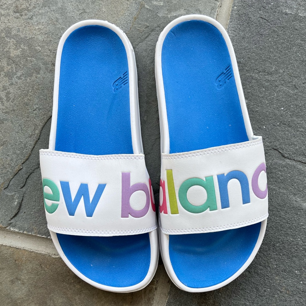 New Balance Rainbow Slides | Size 9
